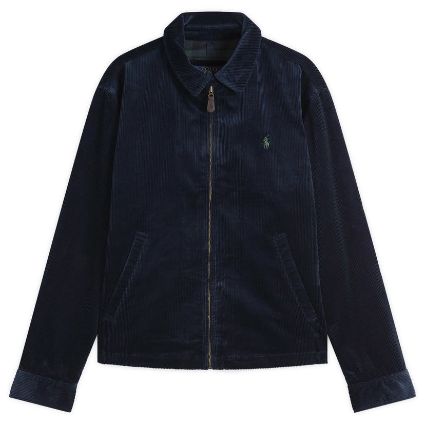 Vetrovka Polo by Ralph Lauren Corduroy Windbreaker Jacket, Size Large Mornarica | 710968125006-NVY