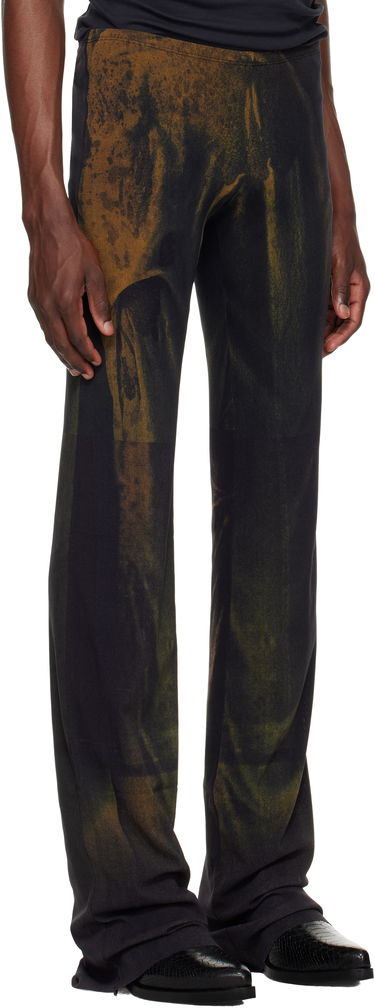 Trenirka Jean Paul Gaultier Jean Paul Gaultier Mesh Printed Water Sweatpants Črna | 25/03-W-TR019-M004P-4812, 1