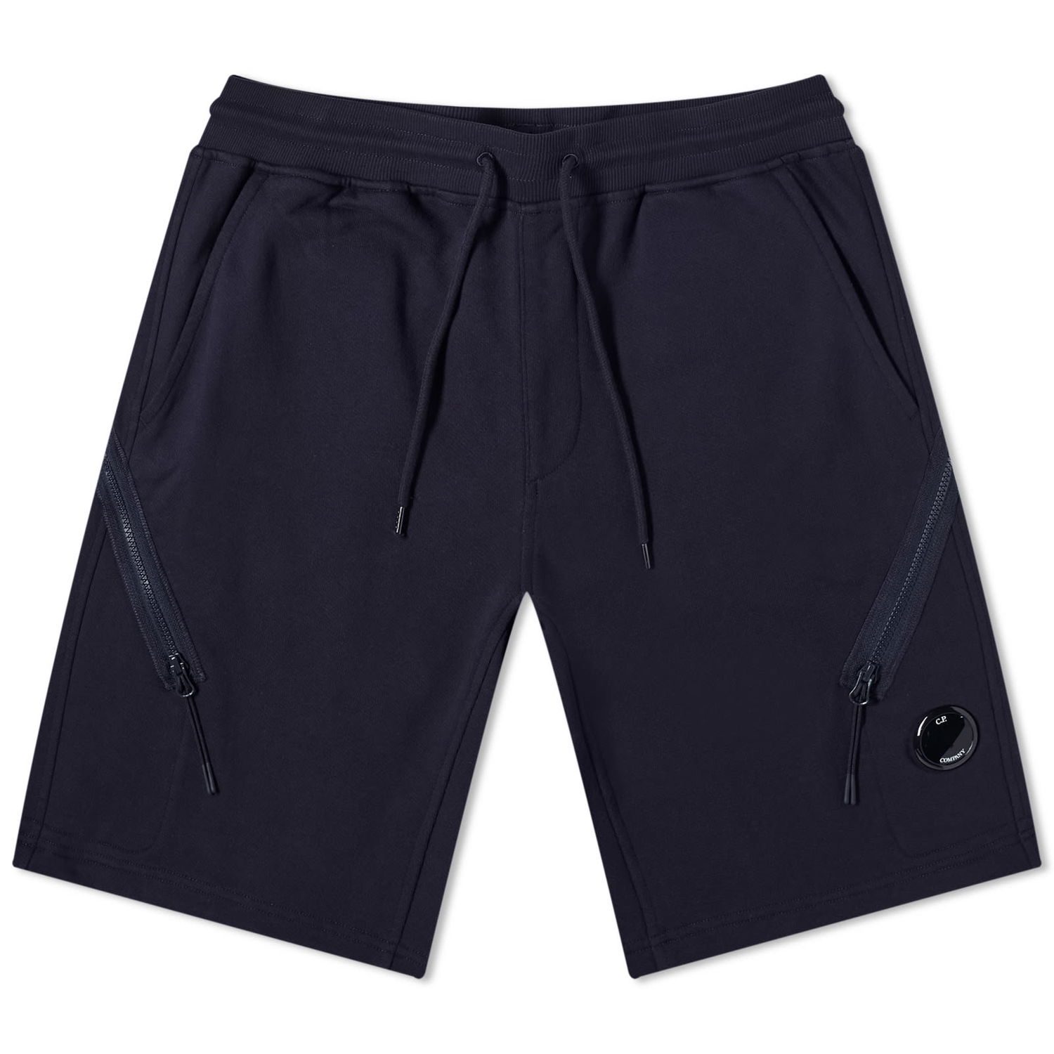 Kratke hlače C.P. Company Lens Fleece Back Shorts Mornarica | 15CMSB154A-005086W-888, 0