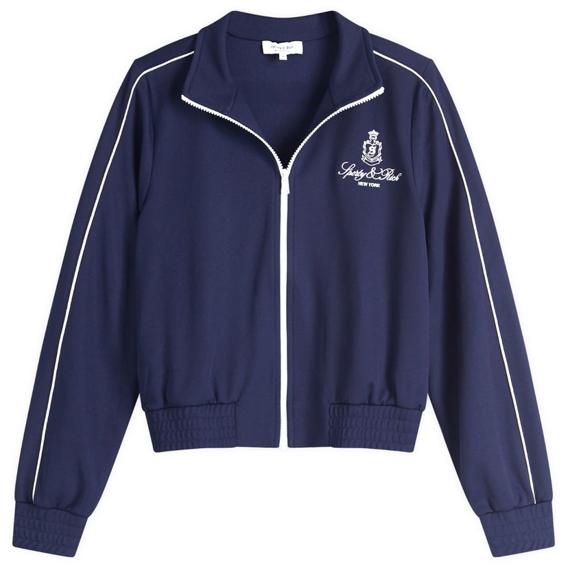 Bomber jakna Sporty & Rich Sporty & Rich Vendome Track Jacket Mornarica | JA059508205BL32-WHT