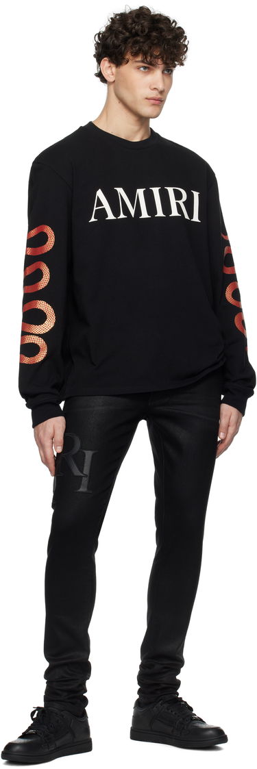 Superge in čevlji AMIRI Skel-Top Low Črna | AMFOSR1078, 4