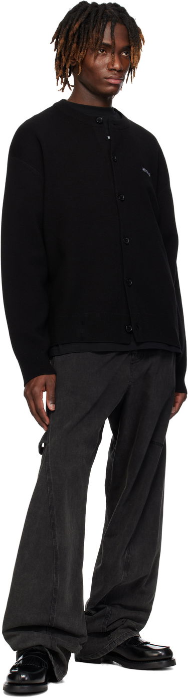 Cargo hlače We11done We11done Twisted Work Trousers Črna | WD-TA0-25-723-U-BK, 3