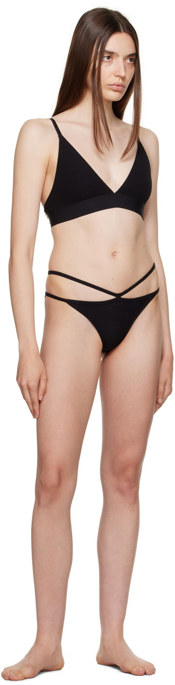 Spodnjice Baserange Cross Strap Briefs Črna | UNNI-RB-000, 3