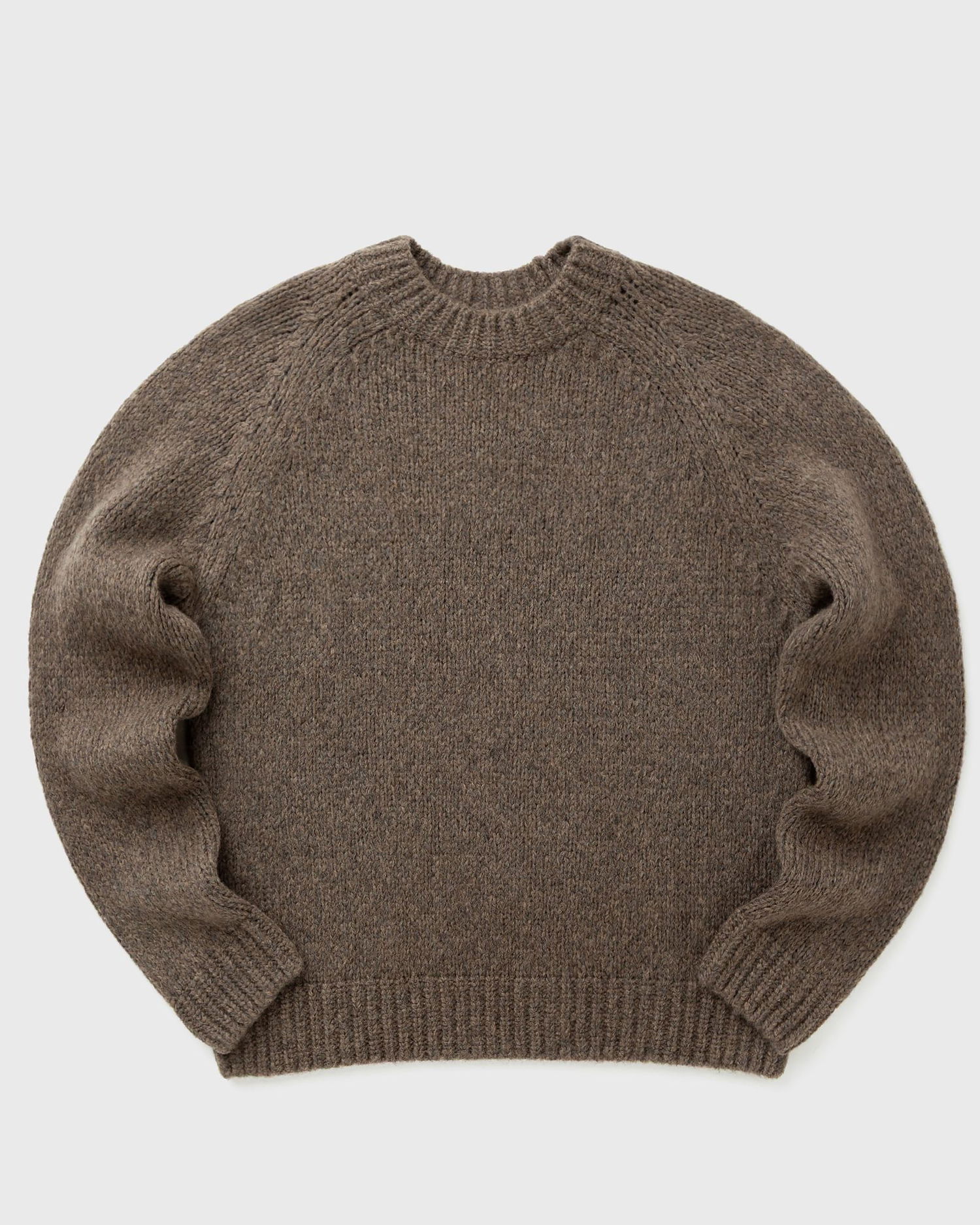 Pleteni pulover NORSE PROJECTS Birger Wool Raglan Sweater Rjava | N45-0657-9023, 0