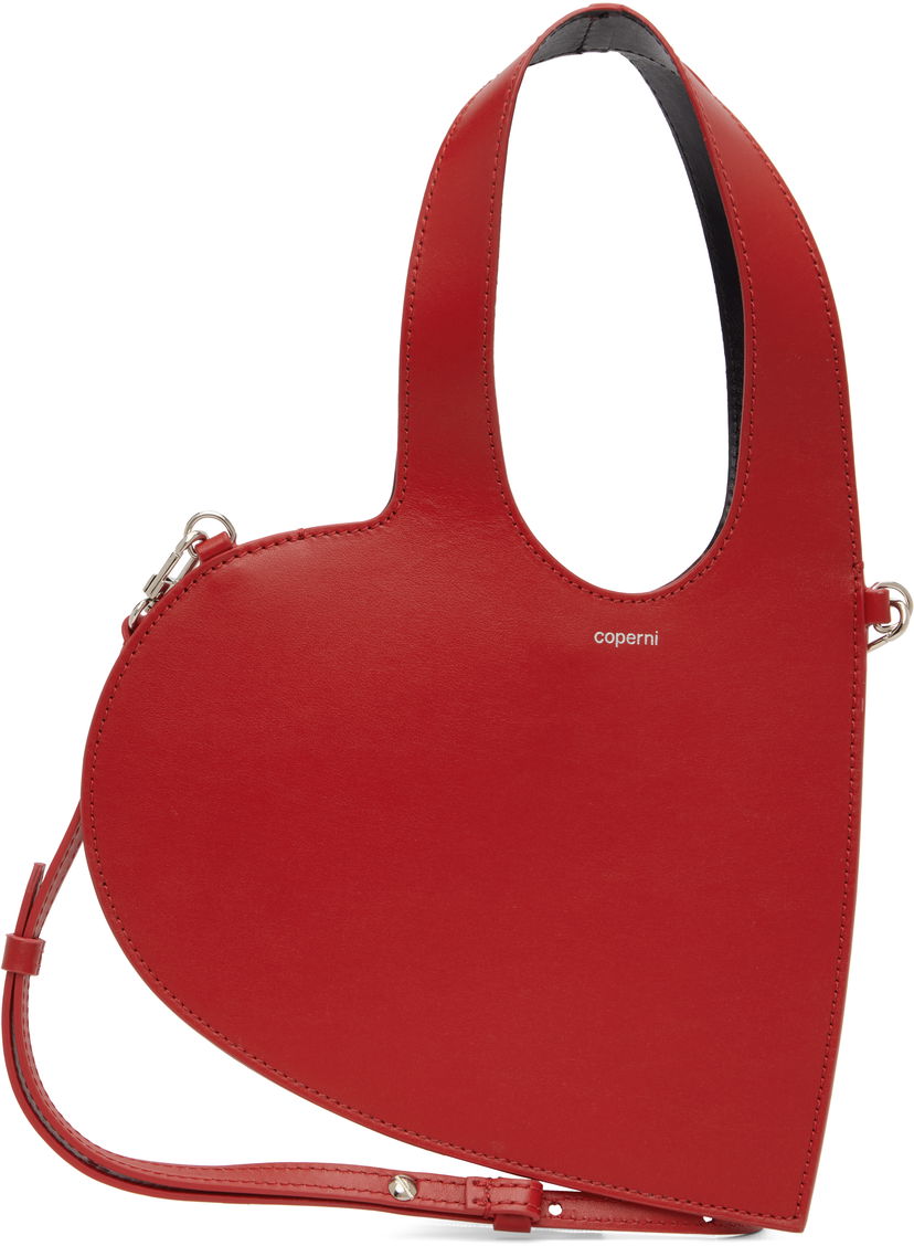 Torbica Coperni Coperni Baby Heart Crossbody Tote Rdeča | COPBA93F6012