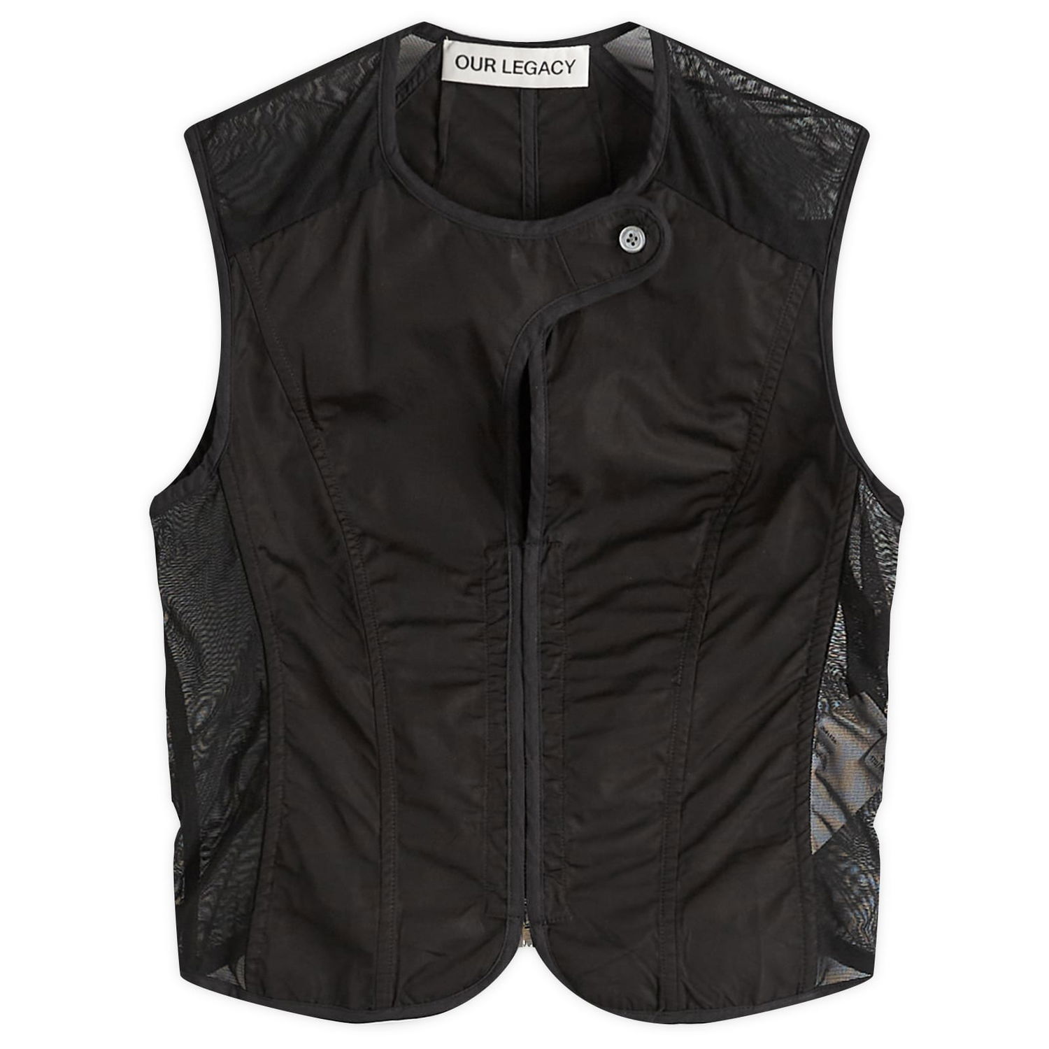Telovnik OUR LEGACY Our Legacy All Day Poplin Corset Vest Top, X-Small Črna | W2252CVB, 1