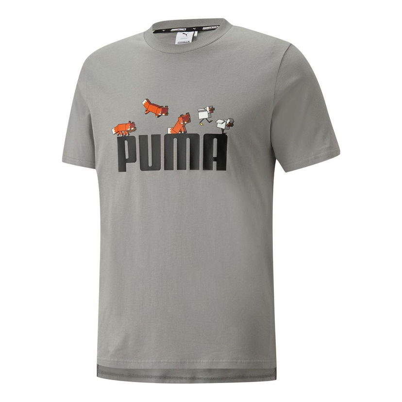 Majica Puma Minecraft Graphic Tee Siva | 534374-76