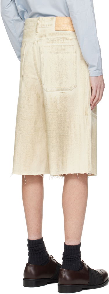 Kratke hlače Serapis Serapis Tar-Painted Wide Sailor Shorts Bež | SS25_WS_4, 2