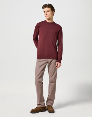 Pleteni pulover Wrangler Wrangler Knit Sweater Bordo | 112357203:XXL
