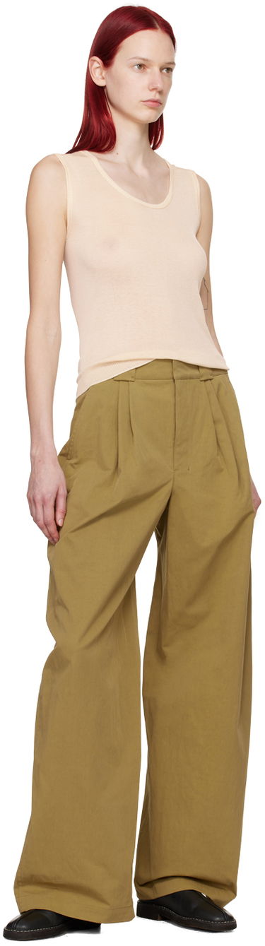 Majica brez rokavov LEMAIRE LEMAIRE Seamless Tank Top Bež | TO1159 LK1017, 4