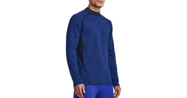 Majica Under Armour ColdGear® Twist Mockneck Tee Mornarica | 1379820-400, 1