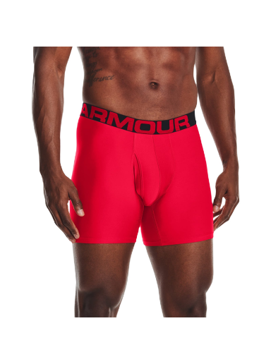 Spodnje perilo in nogavice Under Armour Tech 6In 2 Pack Rdeča | 1363619-600