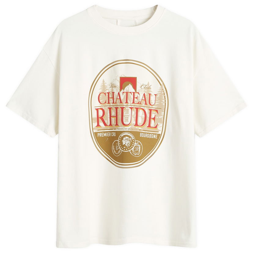 Majica Rhude Premier Cru T-Shirt Large Bela | RHFW24TT110120241