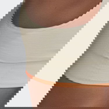 Modrček adidas Performance Running Medium-Support Seamless Merino Wool Bra Bež | HL8599, 5