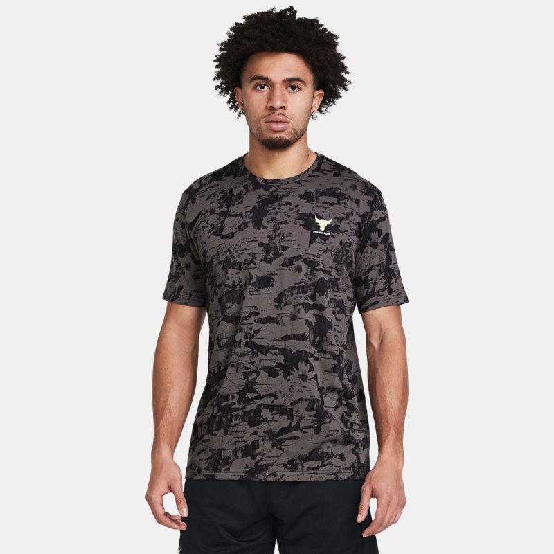 Majica Under Armour Project Rock Payoff Kurzarm-Shirt Siva | 1383194-176