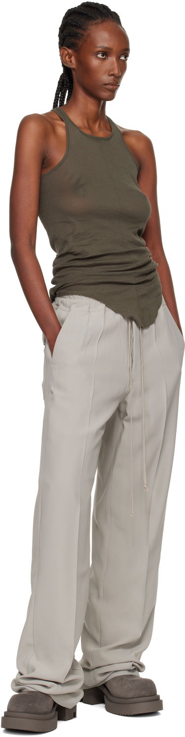 Hlače Rick Owens Rick Owens Concordians Dietrich Drawstring Trousers Siva | RP02E4325 HY, 3