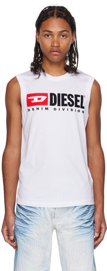 Majica brez rokavov Diesel T-Isco-Div Tank Top Bela | A105080GRAI100, 0