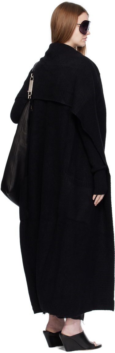Pleteni pulover Rick Owens Rick Owens Concordians Long Cardigan Črna | RP02E4667 KWP, 2
