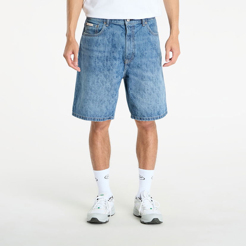 Kratke hlače CALVIN KLEIN Calvin Klein Jeans 90S CK Celtic Sea Denim Shorts Modra | LV04RC722G X6L