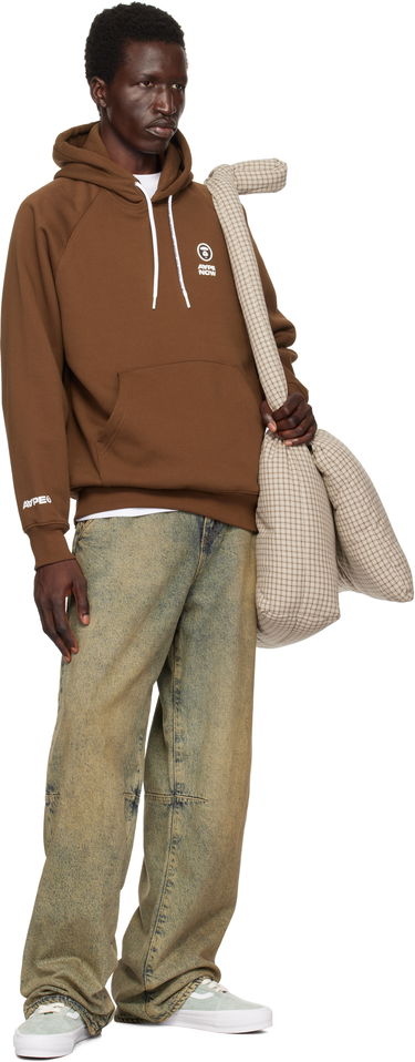 Pulover AAPE by A Bathing Ape AAPE by A Bathing Ape 'AAPE Now' Hoodie Rjava | AAPSWMB324XXNBWX, 3