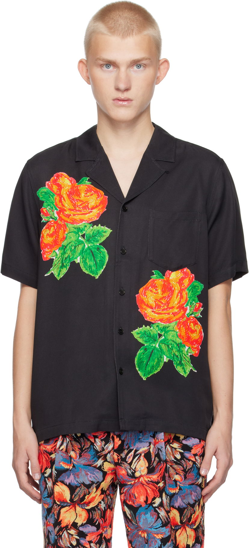 Srajce Soulland Orson Shirt Črna | 42045-1313