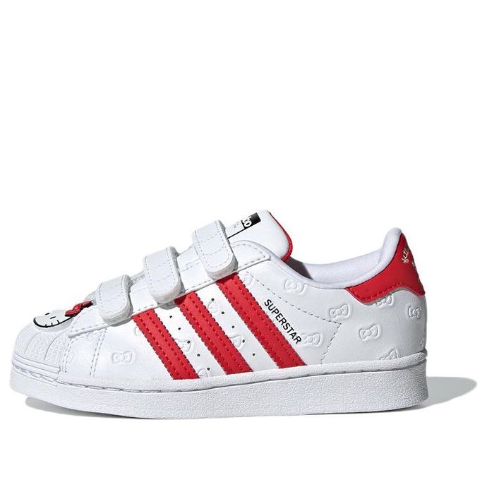 Superge in čevlji adidas Originals Superstar x Hello Kitty 'Allover Debossed Bows' Bela | GV8865