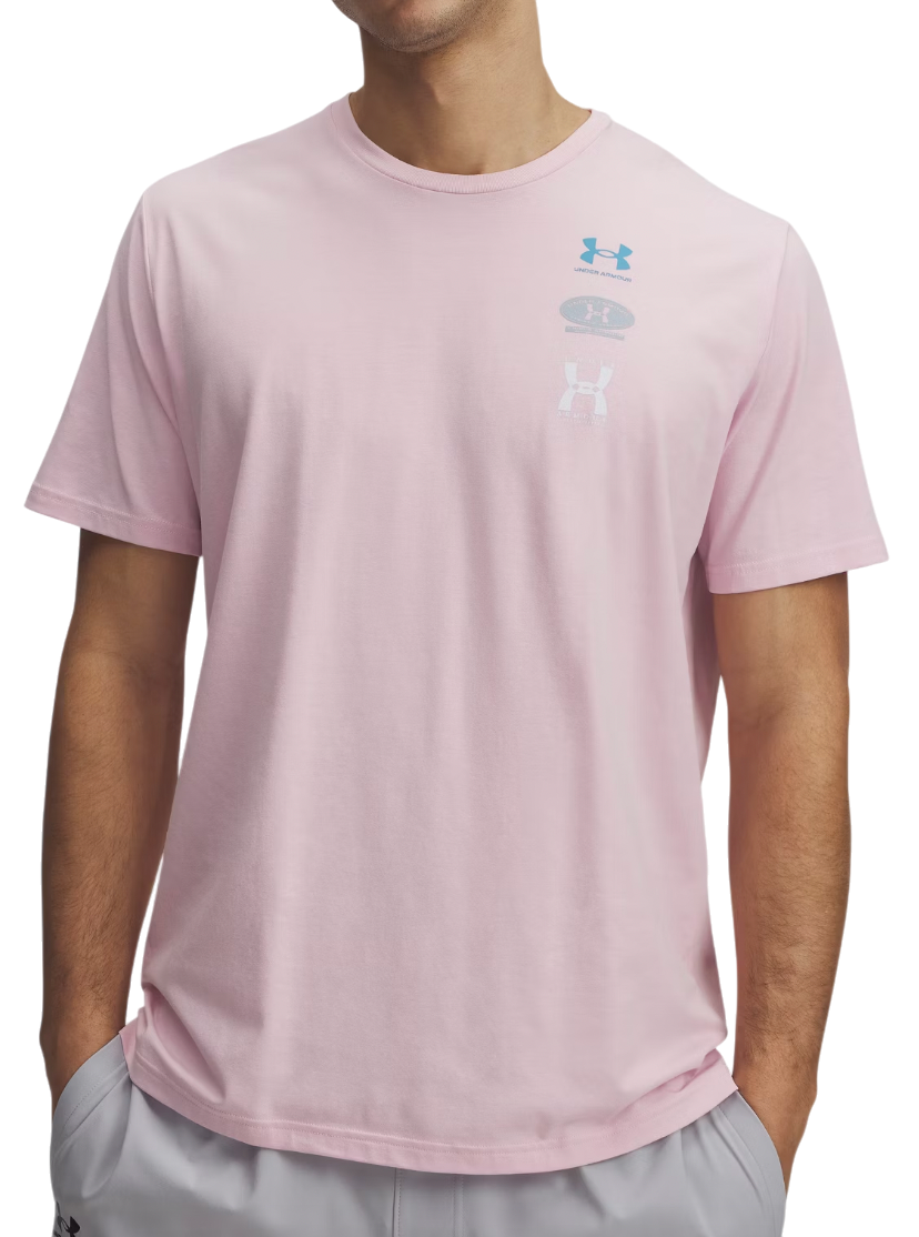 Majica Under Armour 60/40S EVOL Logo Short Sleeve T-Shirt Roza | 1390165-647