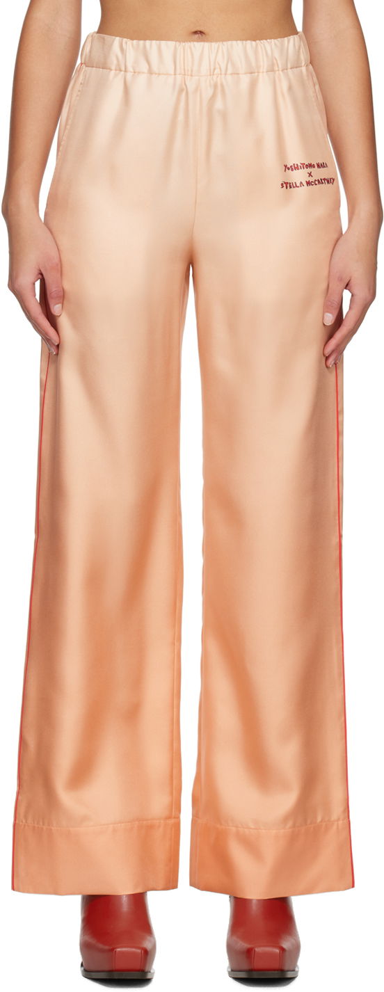 Trenirka Stella McCartney Stella McCartney Printed Trousers Oranžna | 6400843BSSH4