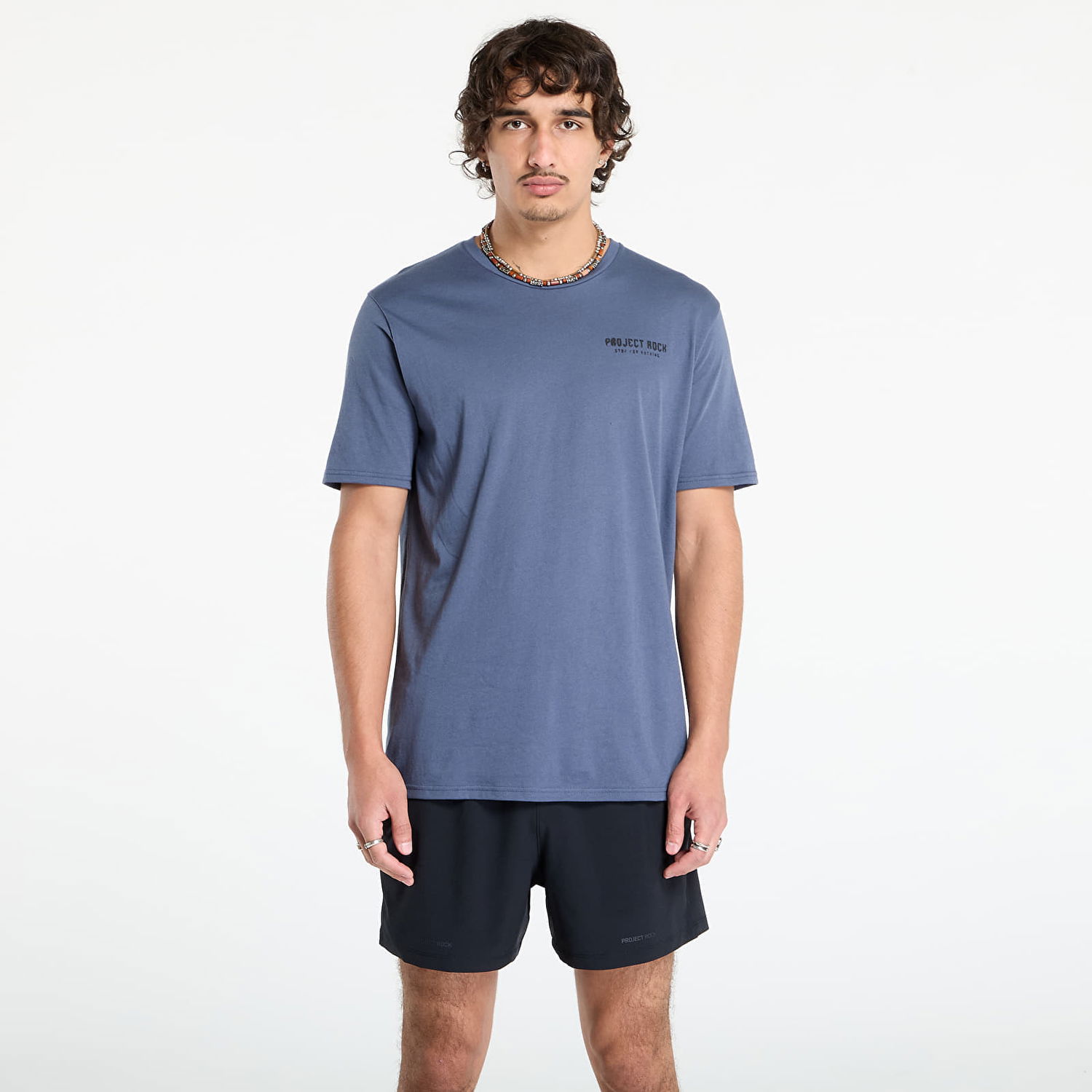 Majica Under Armour Project Rock Q3 SS T-Shirt Modra | 6005026-044, 0