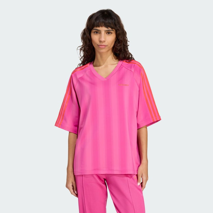 Majica adidas Performance Linear Logo Relaxed Fit T-Shirt Roza | JW6021