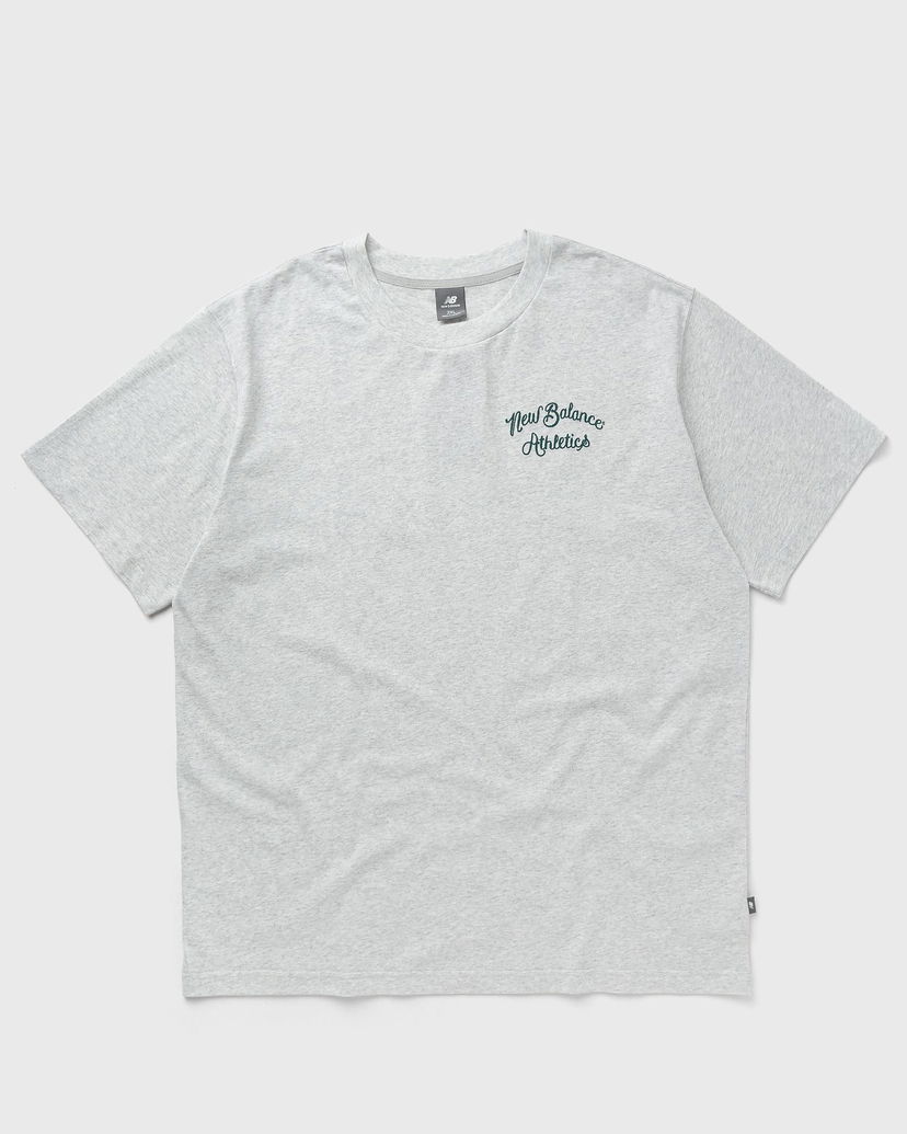 Majica New Balance Athletics Relaxed League Tee Siva | MT43556-AHH