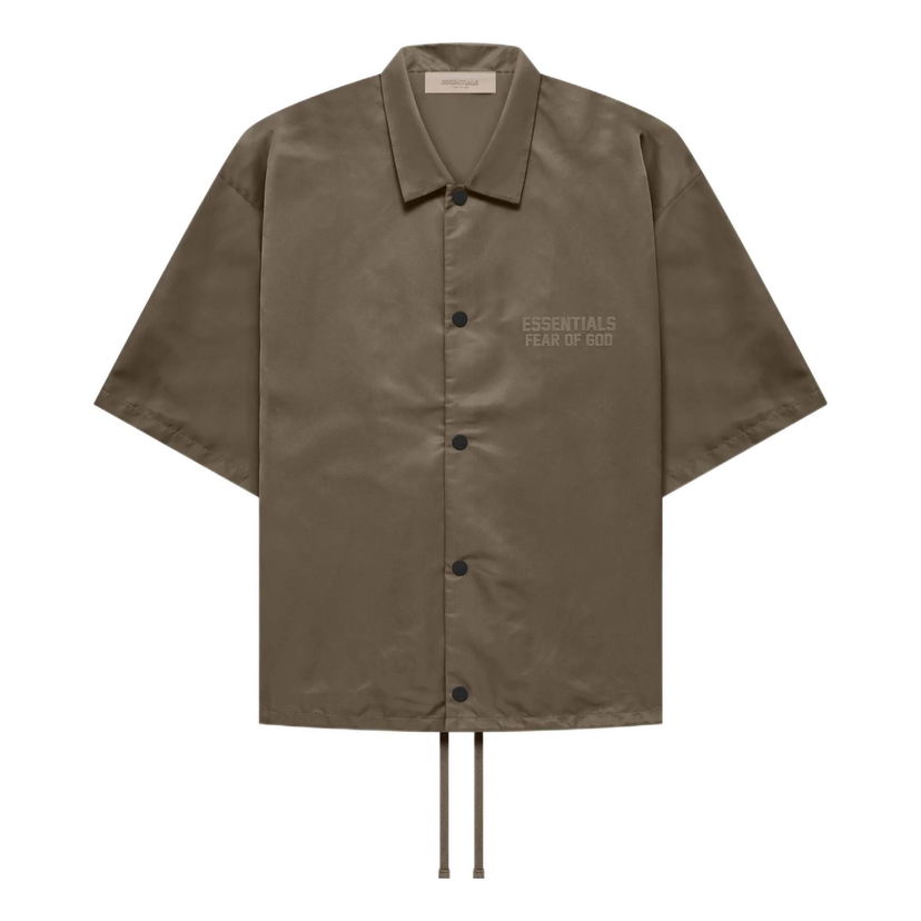 Srajce Fear of God Essentials Nylon Shirt Zelena | FOG-FW22-746