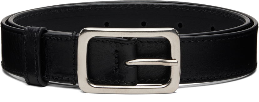 Pasovi Dries Van Noten Dries Van Noten Leather Belt Črna | 252-021402-195