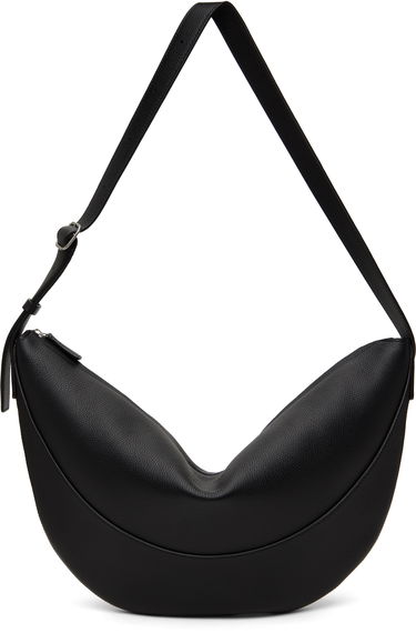 Torba za čez ramo The Row The Row Jouve Leather Shoulder Bag Črna | W1772-L145, 0