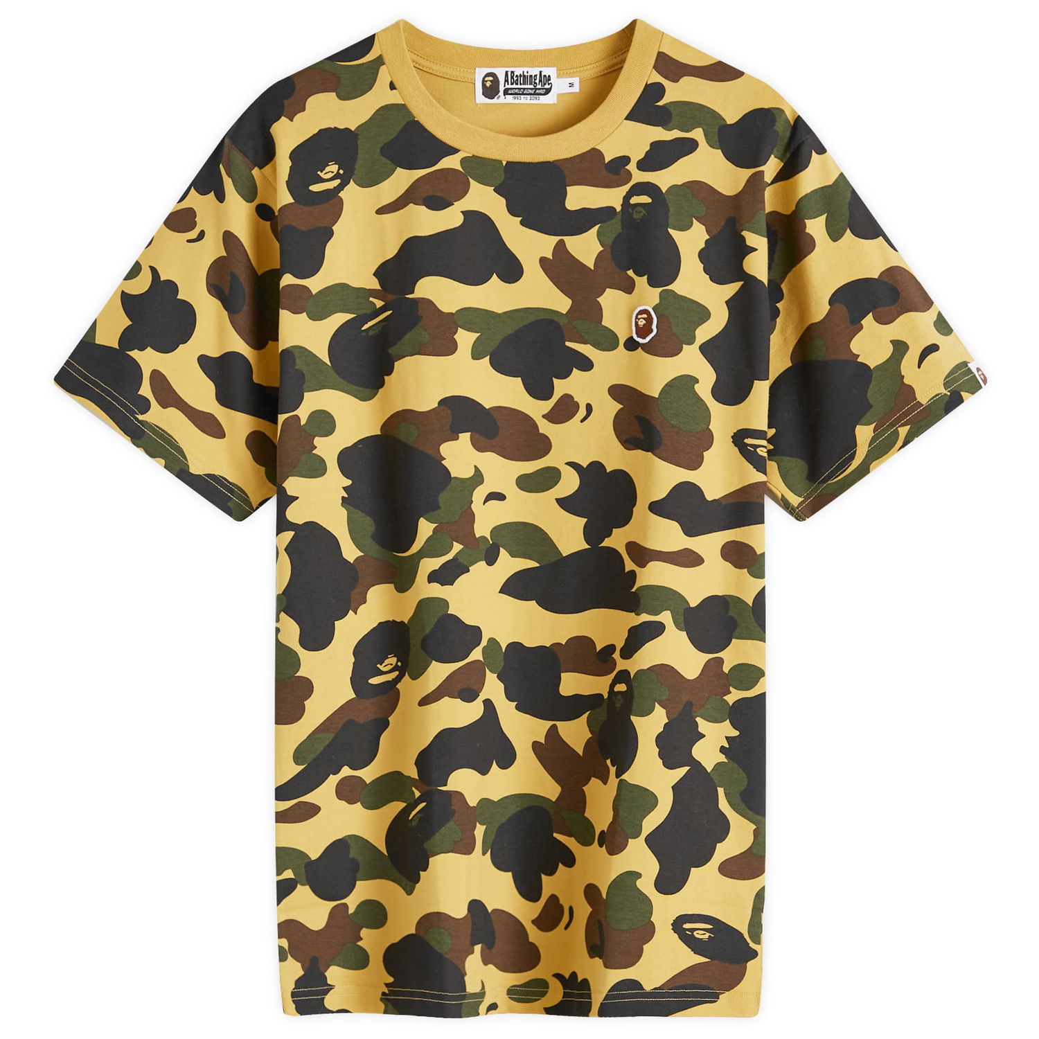 Majica BAPE 1st Camo One Point Tee Rumena | 001CSK801006M-YEL, 0