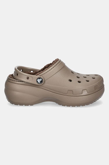 Superge in čevlji Crocs Platform Lined Clogs Bež | 207938-195, 2