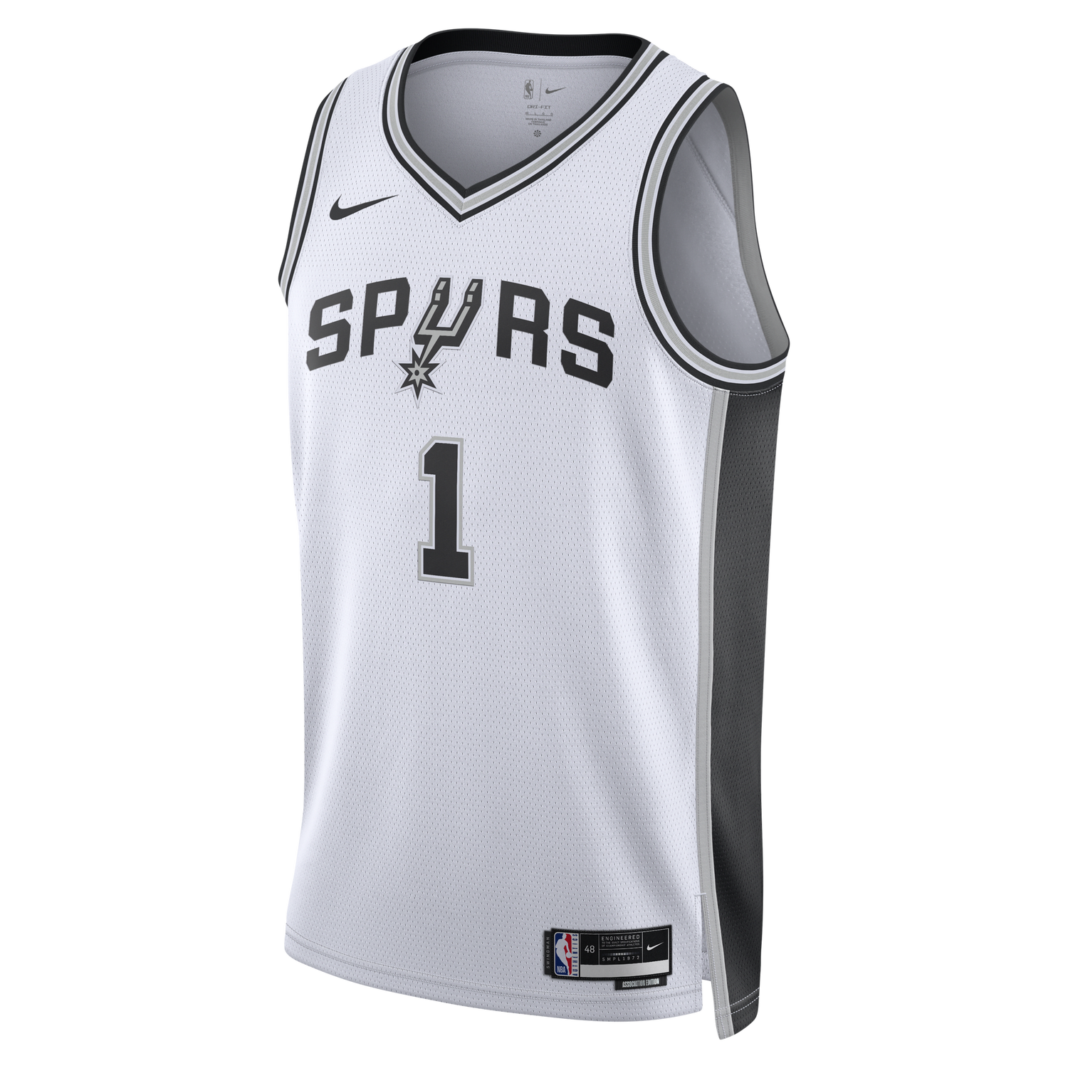 Dres Nike Dri-FIT NBA Swingman San Antonio Spurs Association Edition 2022/2023 Bela | DN2094-104, 0