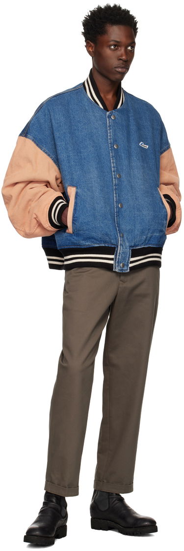 Bomber jakna We11done We11done Denim Varsity Jacket Modra | WD-DJ3-22-371-U-BL, 3