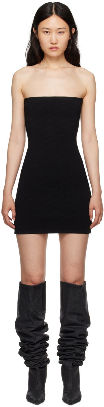 Obleke Alexander Wang Strapless Mini Dress Črna | 4KC3236049