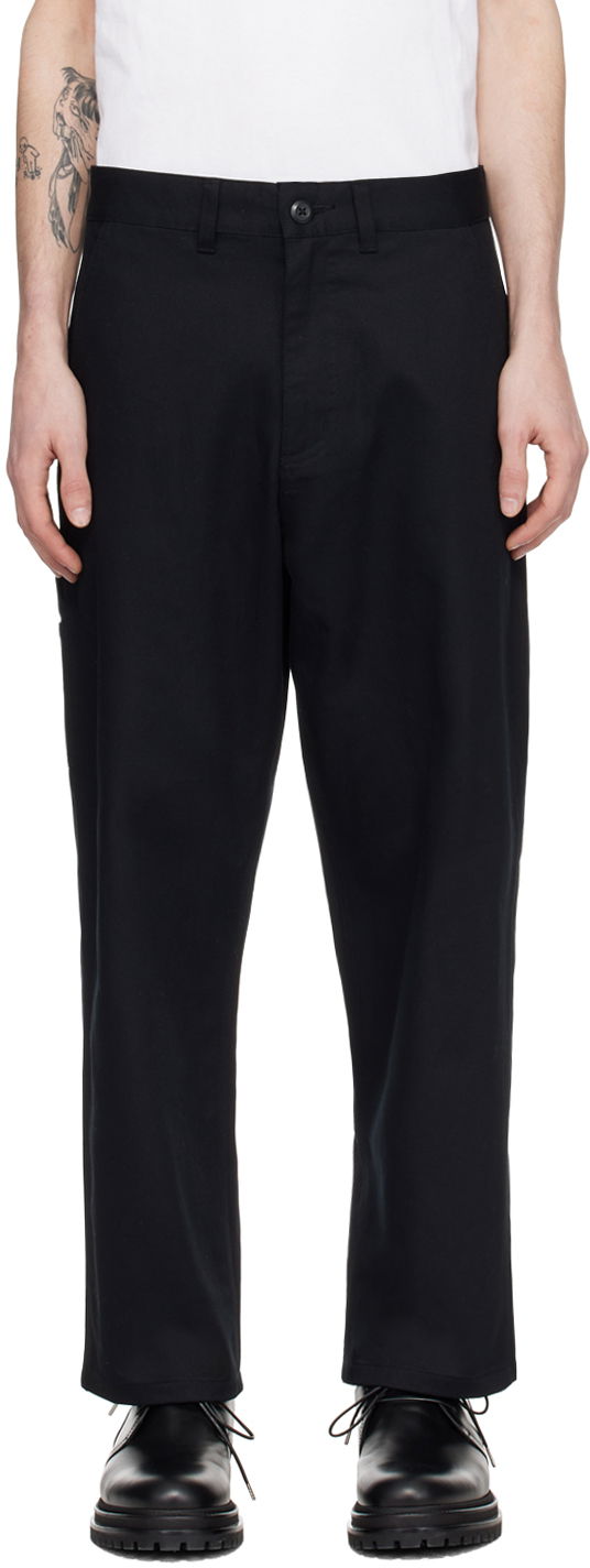 Hlače Carhartt WIP Black Midland Workwear Trousers Črna | I032970
