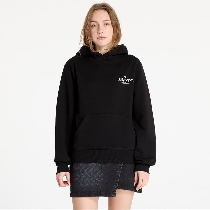 Pulover DAILY PAPER Daily Paper Overlooked Hoodie Črna | 2423064