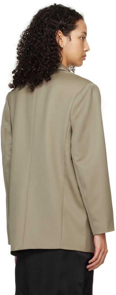 Plašči Anine Bing Quinn Single-Breasted Blazer Zelena | A-01-7073-250, 2