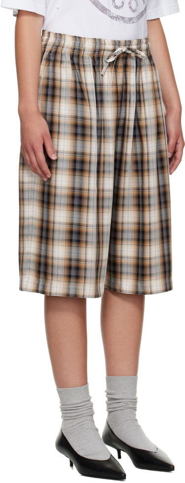 Kratke hlače Acne Studios Acne Studios Check Shorts Večbarvna | CE0071-, 4