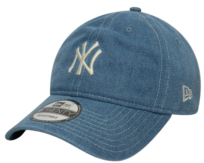 Kapa New Era New Era MLB New York Yankees Denim 9Twenty Adjustable Cap Modra | 60667563-60667563
