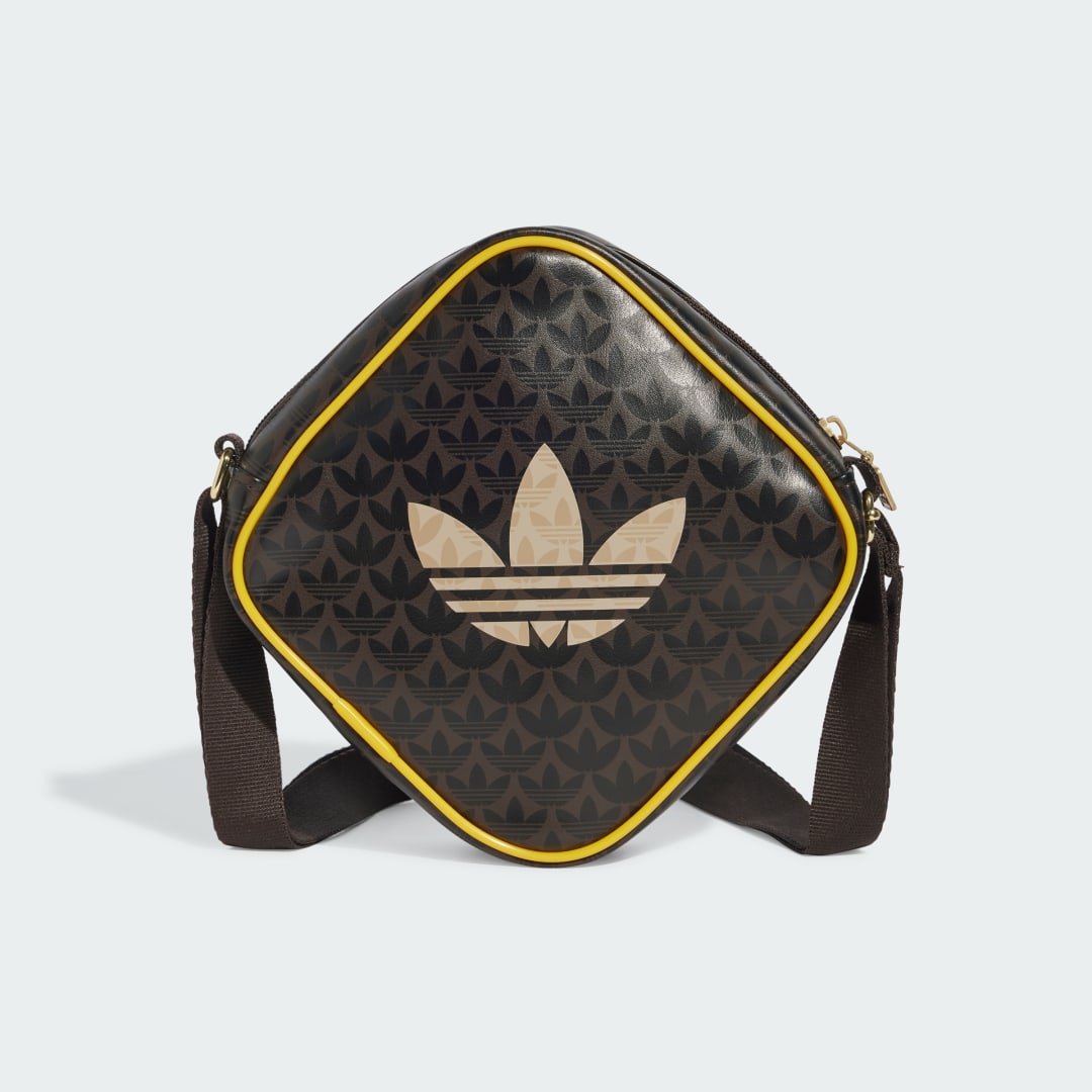 Torba za čez ramo adidas Performance Monogram Diamond-Shaped Bag Rjava | JD5374, 0