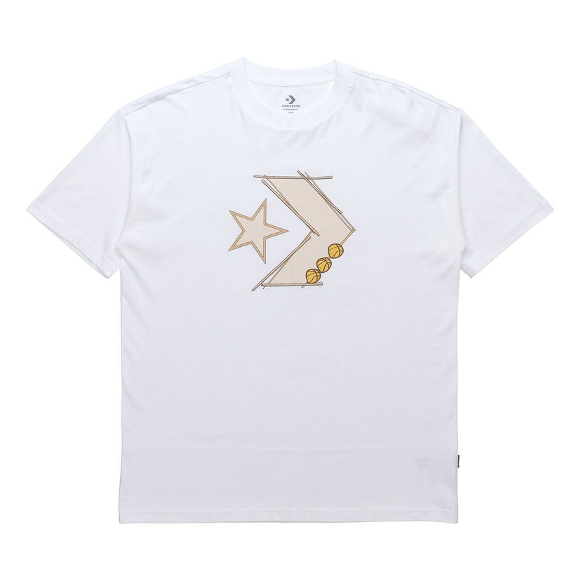 Majica Converse Short-Sleeve Graphic T-Shirt Bela | 10020852-102
