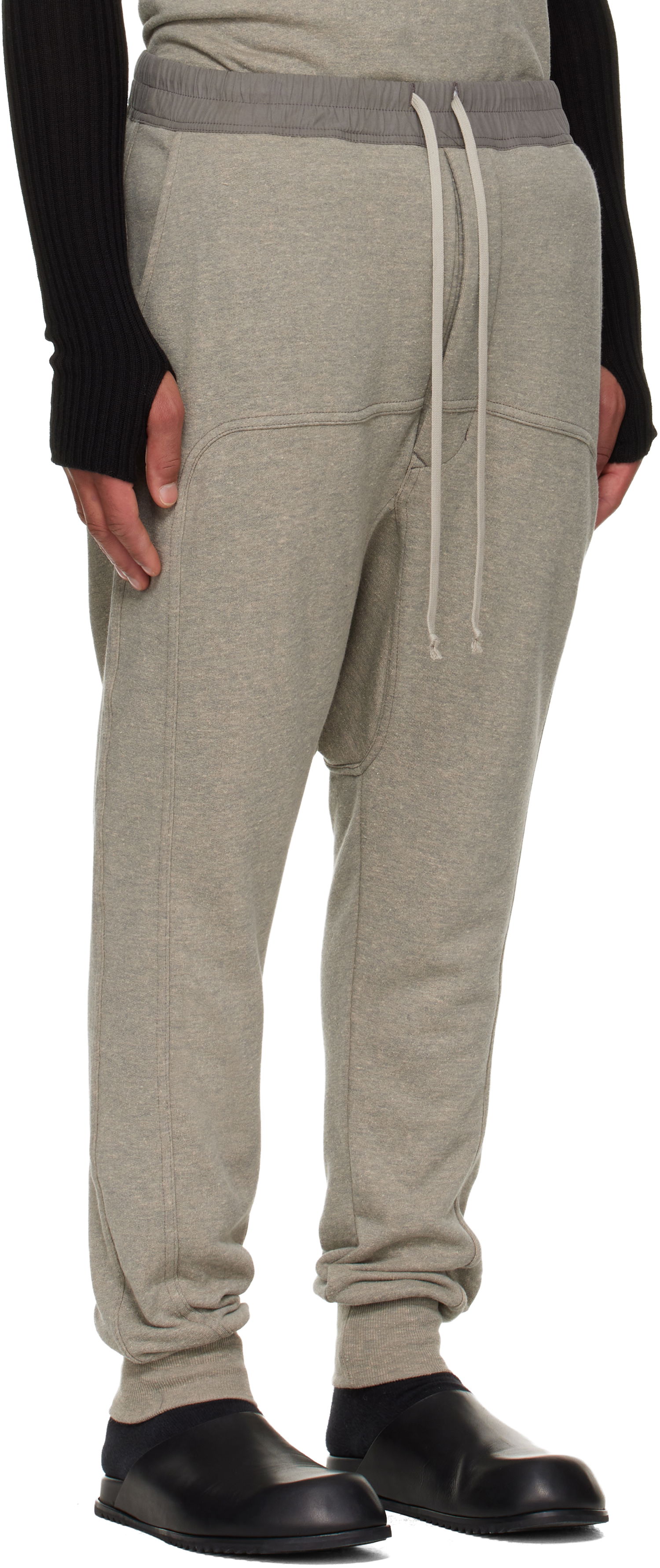 Trenirka Rick Owens Concordians Drawstring Sweatpants Siva | DU02E7395 FGM, 1
