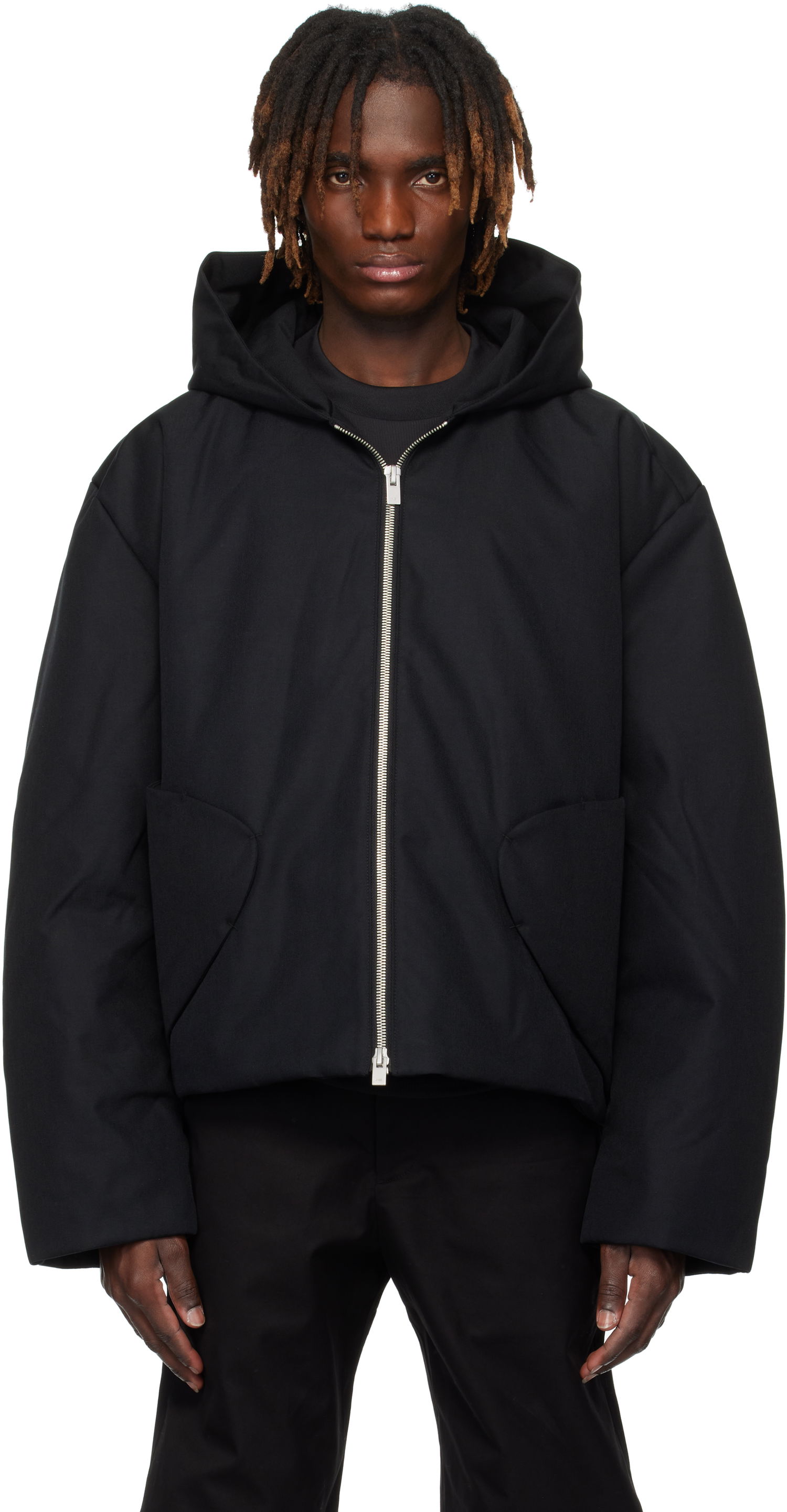 Puhovka HELIOT EMIL Heliot Emil Avalanche Hooded Puffer Jacket Črna | PRESS25_M_02_148_BLK01, 0