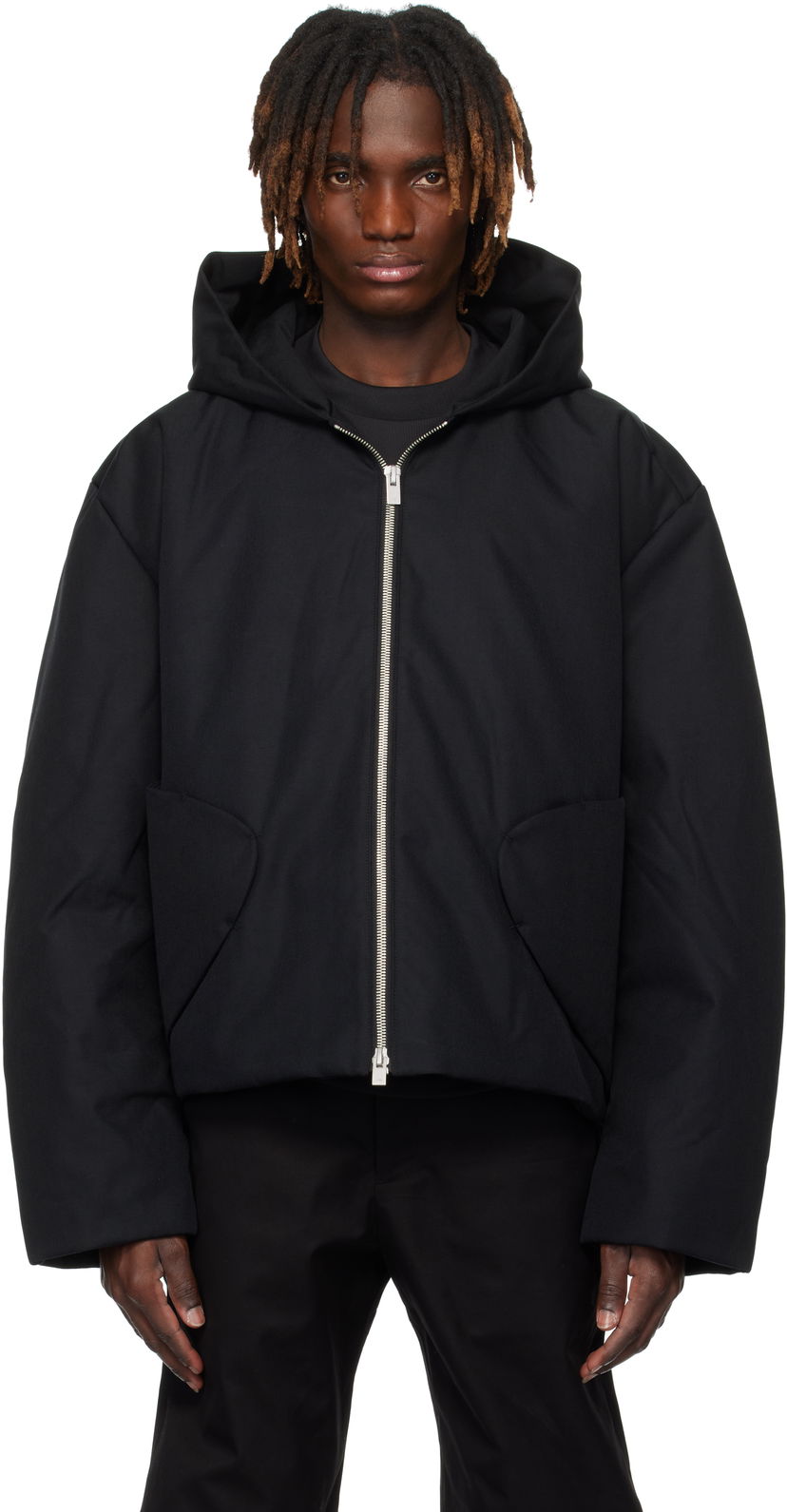 Puhovka HELIOT EMIL Heliot Emil Avalanche Hooded Puffer Jacket Črna | PRESS25_M_02_148_BLK01