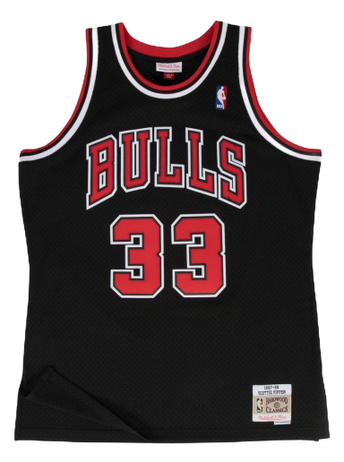 Dres Mitchell & Ness NBA Swingman Jersey Chicago Bulls Scottie Pippen Črna | SMJYGS18151-CBUBLCK97SPI
